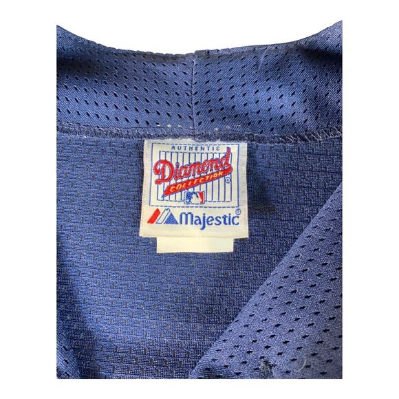 Vintage Majestic Diamond Collection Full Button Seattle Mariners Basebal Jersey - Picture 6 of 8